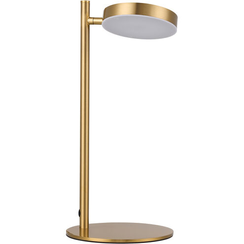 Fia 15 inch 12.00 watt Aged Brass Table Lamp Portable Light