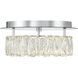 Kinsley 1 Light 12 inch Polished Chrome Flush Mount Ceiling Light