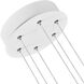 Sirius 39.25 inch White Pendant Ceiling Light