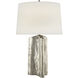 Thomas O'Brien Sierra 27.75 inch 100.00 watt Burnished Silver Leaf Buffet Lamp Portable Light in Linen