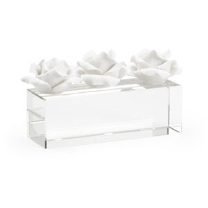 Claire Bell Clear/Matte White Decorative Object