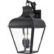 Edenton 4 Light 24.5 inch Matte Black Outdoor Wall Sconce
