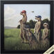 Animals 11 X 11 inch Non-Glass Framed Art, Propac