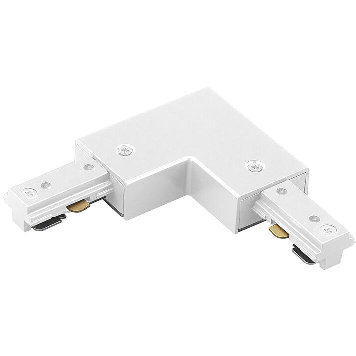WAC Lighting JL-RIGHT-WT J Track 120 White Track Component Ceiling Light