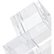Addition 6 X 6 inch Clear Bookends, Set of 2