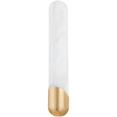 Rome LED 4.25 inch Vintage Brass ADA Wall Sconce Wall Light