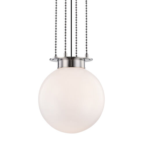 Gunther 1 Light 17 inch Polished Nickel Pendant Ceiling Light