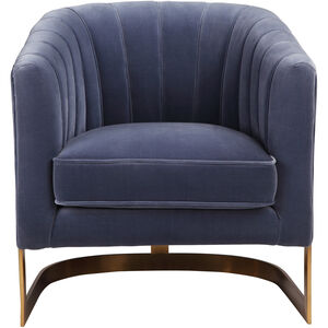 Carr Blue Arm Chair