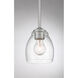 Winsley 1 Light 5.38 inch Brushed Nickel Pendant Ceiling Light
