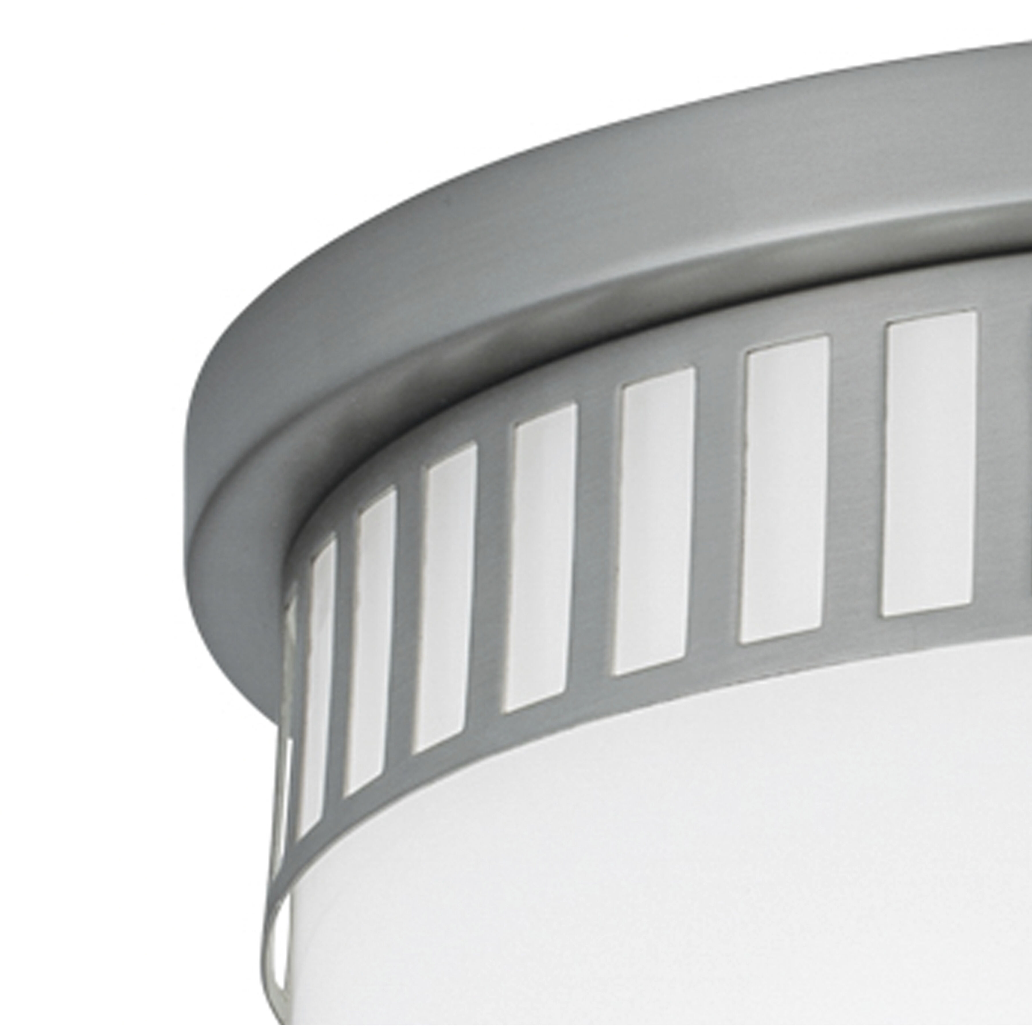 Astor 2 Light 13.75 inch Brushed Nickel Flush Mount Ceiling Light