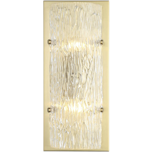 Morgan Sconce Wall Light in Satin Brass