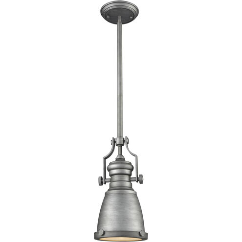 Chadwick 1 Light 8 inch Weathered Zinc Mini Pendant Ceiling Light