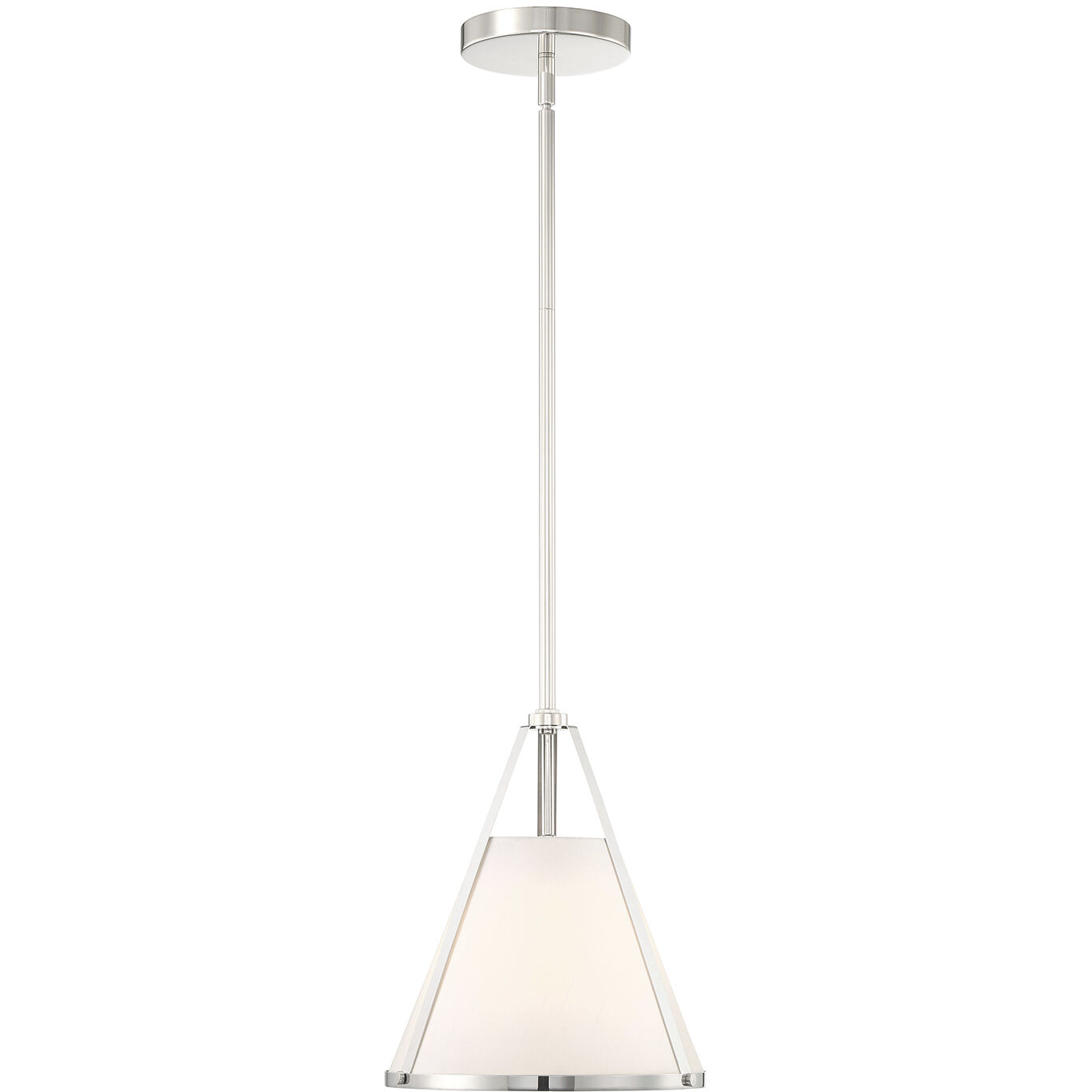 Fulton 1 Light 9.25 inch Polished Nickel Mini Pendant Ceiling Light