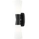 Emrys 2 Light 4.5 inch Matte Black Wall Sconce Wall Light