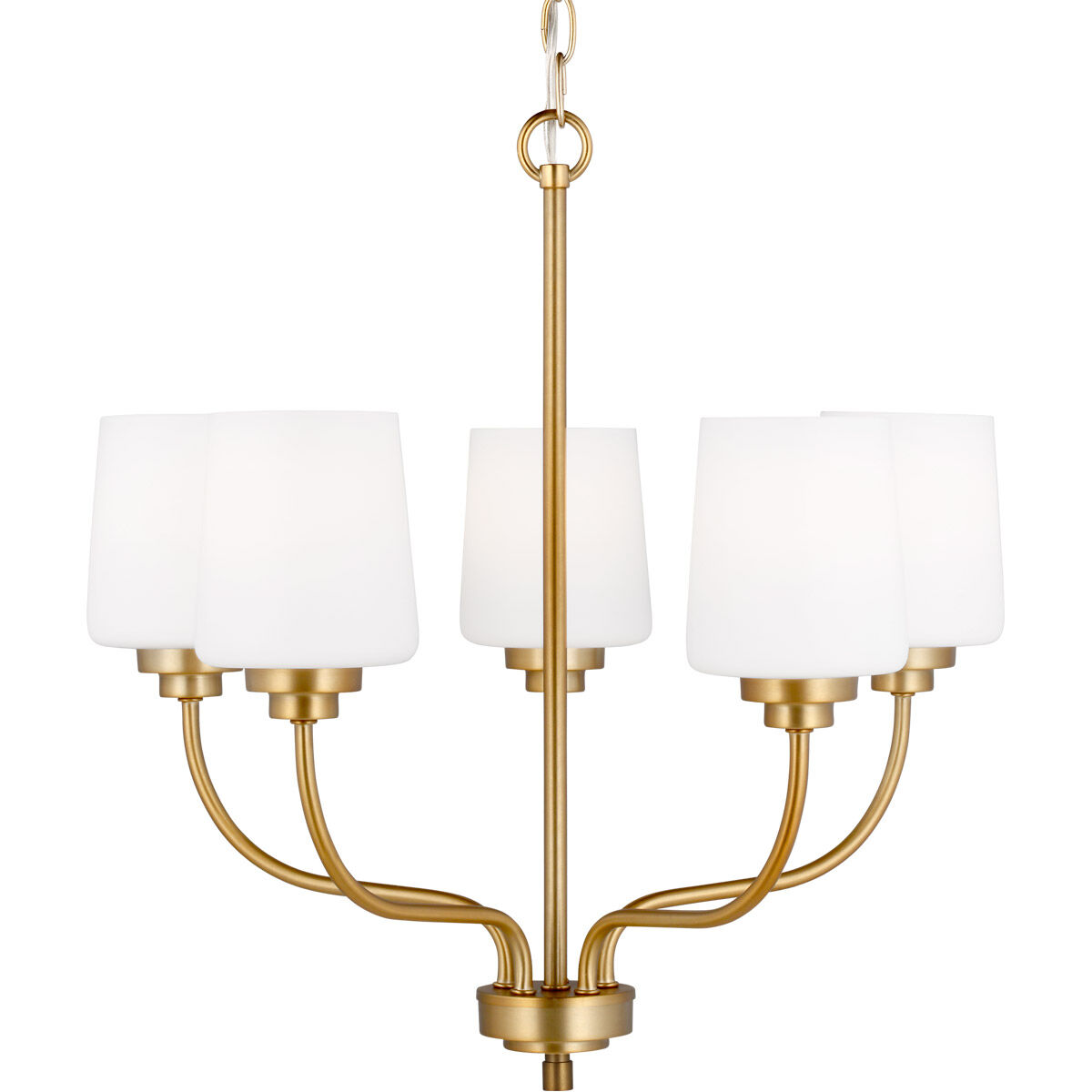 Windom 5 Light 20 inch Satin Brass Chandelier Ceiling Light