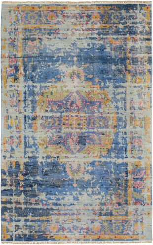 Festival 156 X 108 inch Blue Rug in 9 x 13, Rectangle