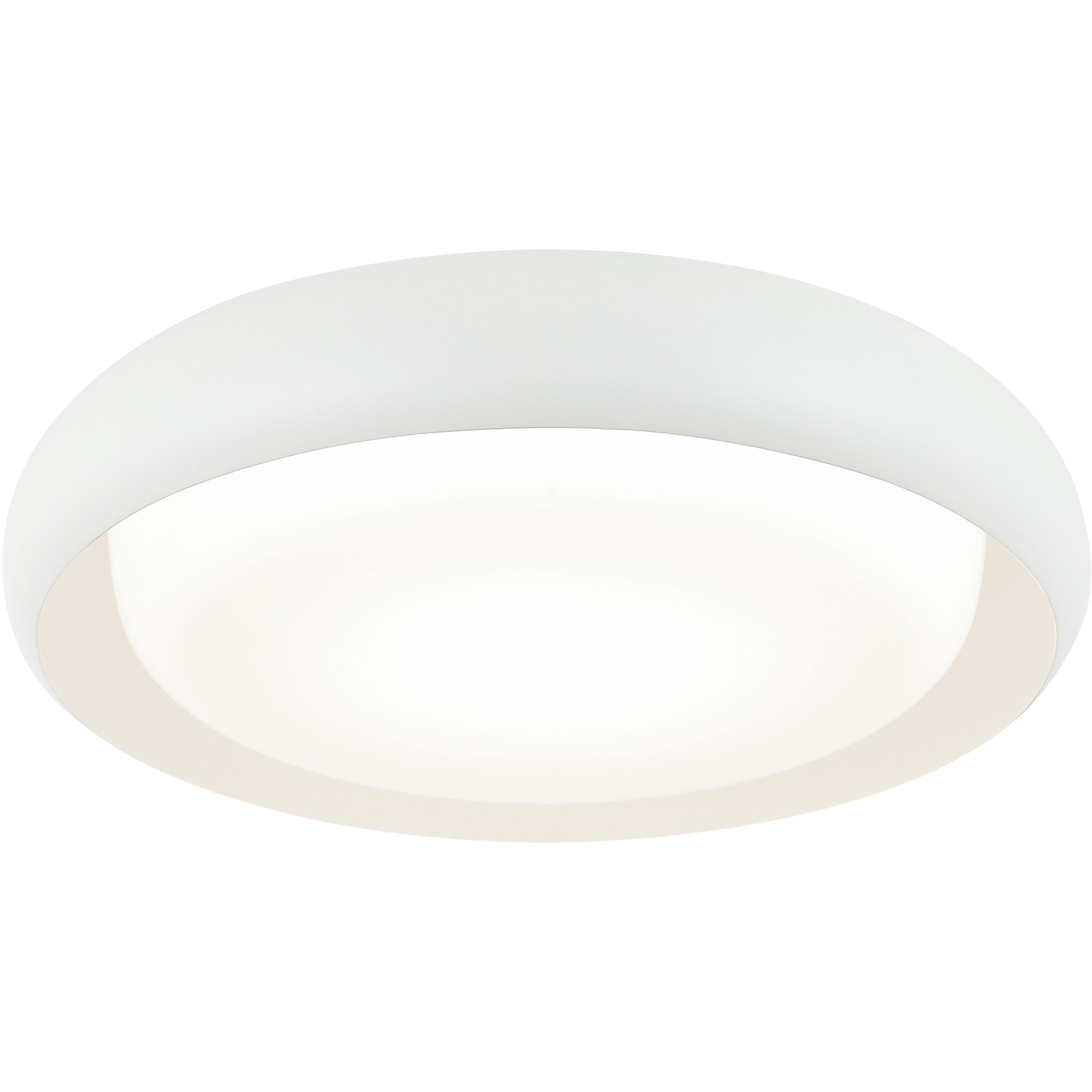 Milia LED 15.25 inch Matte White Flush Mount Ceiling Light
