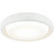 Milia LED 15.25 inch Matte White Flush Mount Ceiling Light