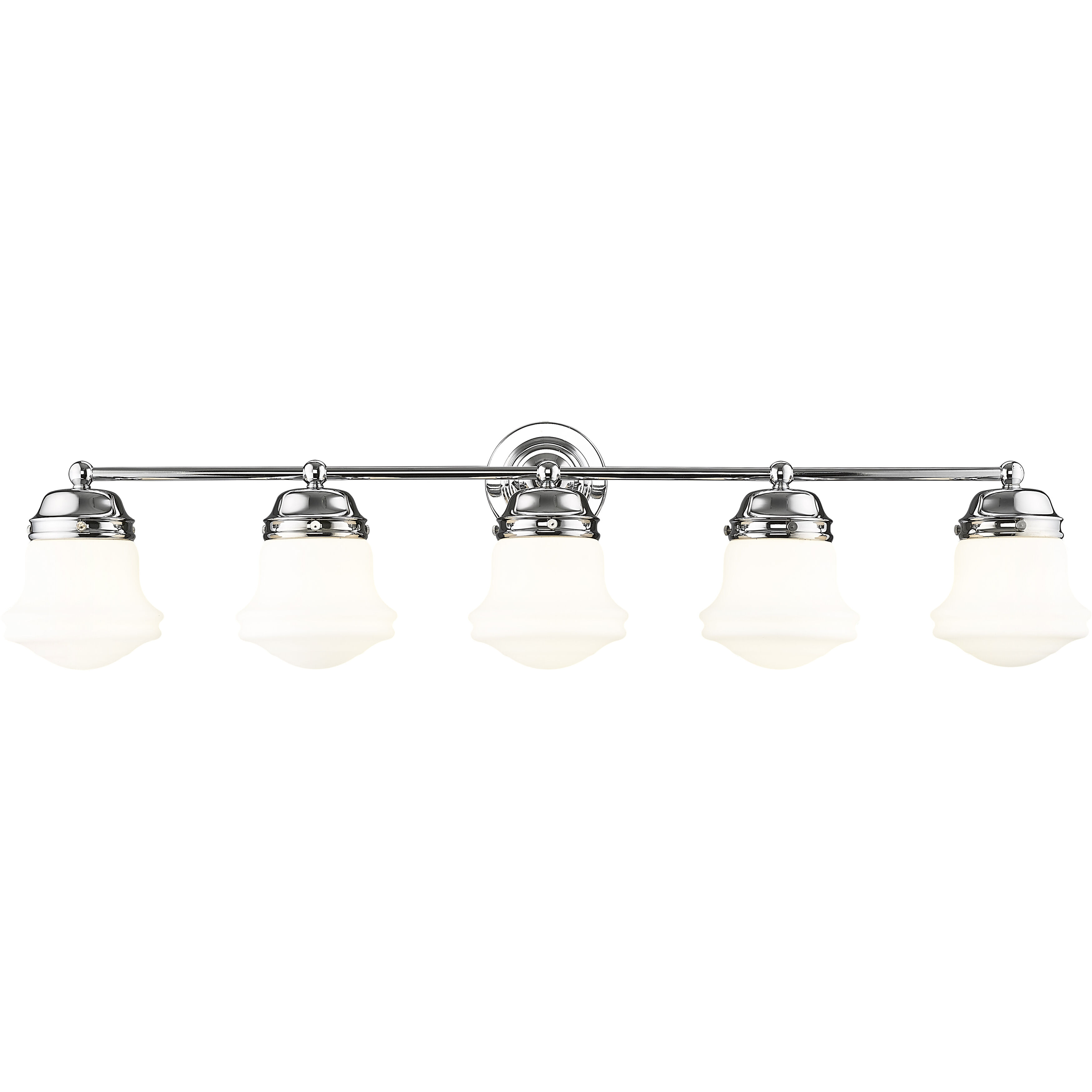Vaughn 5 Light 40.75 inch Chrome Vanity Wall Light