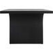 Miera 84 X 42 inch Brushed Black Dining Table