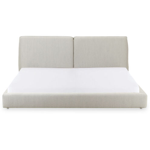 Zeppelin Light Grey Bed, Queen