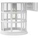 Freeport LED 15 inch Classic White Outdoor Wall Mount Lantern, Large