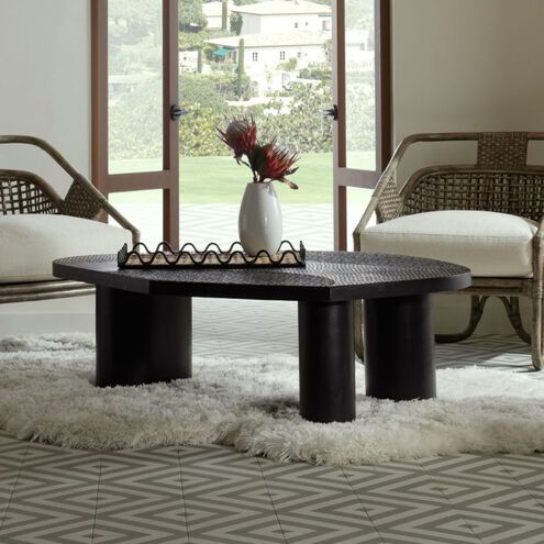 Tribal 55 X 16.5 inch Ebony Coffee Table