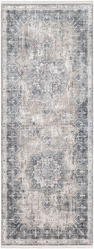 Solar 118 X 36 inch Gray Rug in 3 x 10, Runner