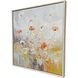 Blooms in the Meadow Blue and Green and Red and Yellow Canvas