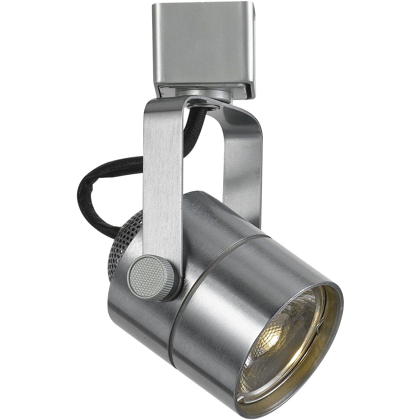 Ht System 1 Light Brushed Steel Track Head Ceiling Light