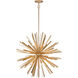Confluence 16 Light 34 inch Piastra Gold Pendant Ceiling Light