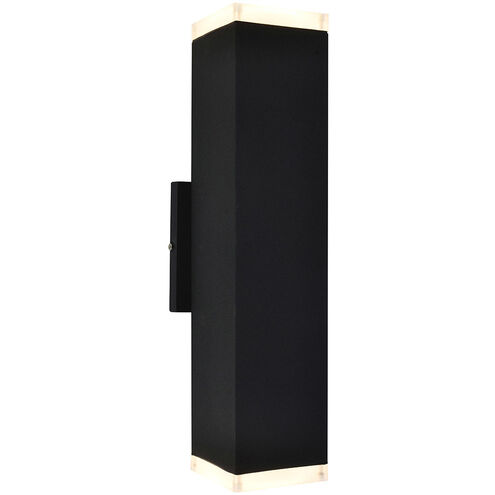 Avenue Outdoor LED 12 inch Black Outdoor Wall Mount