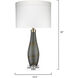 Boa 32 inch 150.00 watt Taupe Glass Table Lamp Portable Light