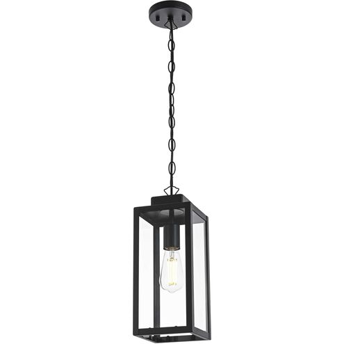Hilton 1 Light 6 inch Black Outdoor Pendant