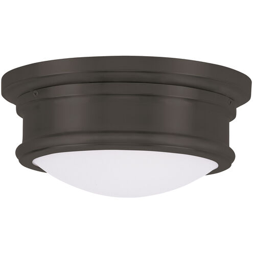 Astor 2 Light 11 inch Bronze Flush Mount Ceiling Light