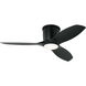 Titus 44 Hugger LED 44 inch Midnight Black Indoor/Outdoor Ceiling Fan