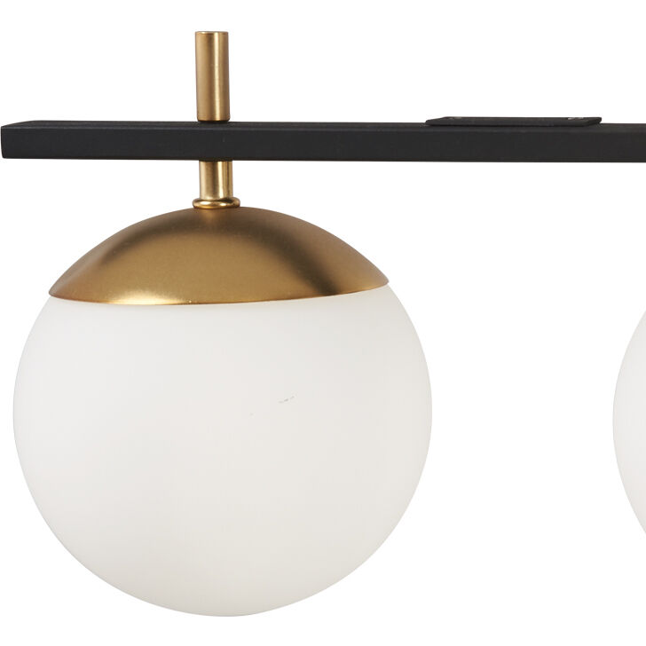 Alluria 4 Light 33 inch Weathered Black W/Autumn Gold Bath Light Wall Light