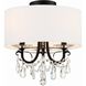 Othello 3 Light 14.00 inch Semi-Flush Mount