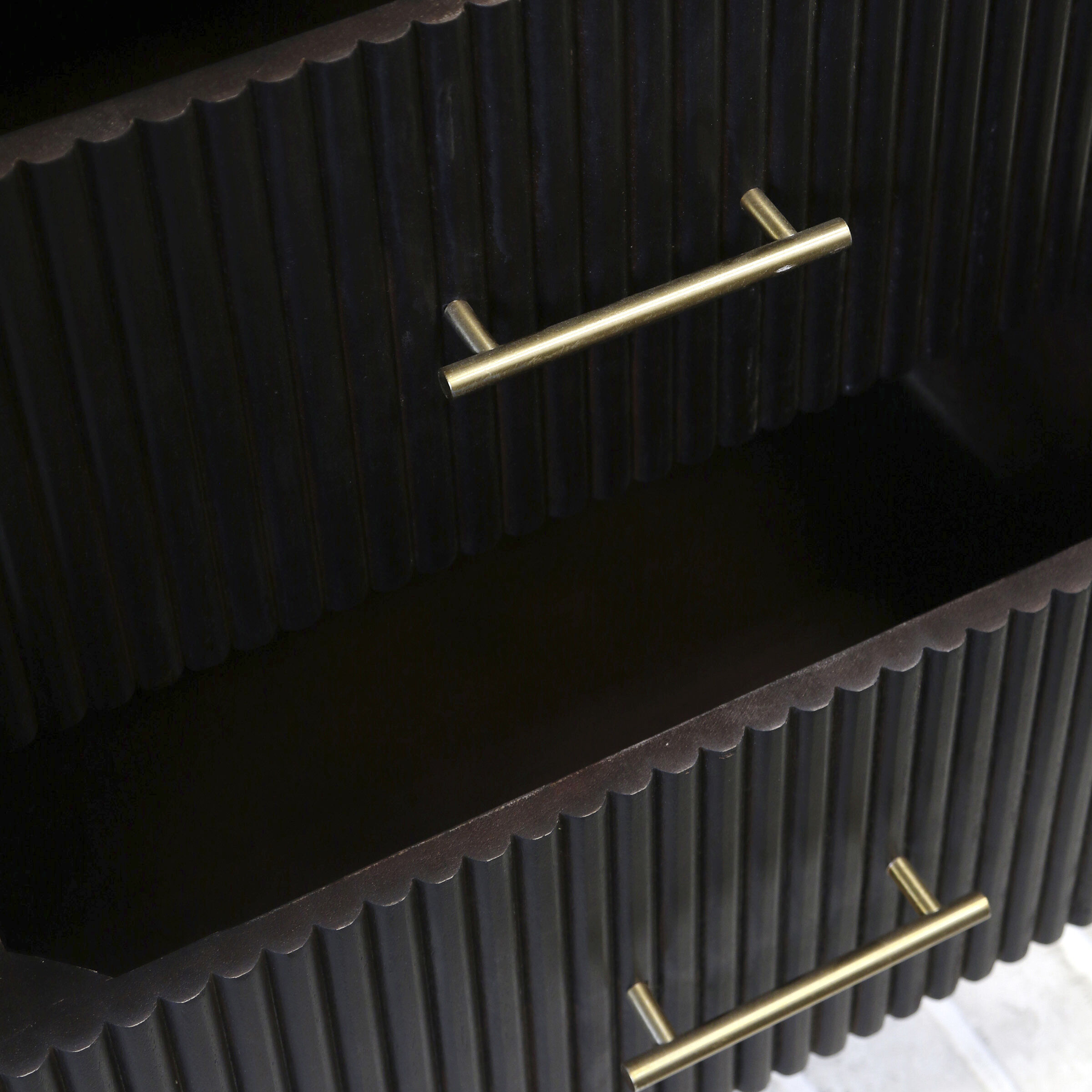 Lexington 61 X 18 inch Ebony and Gold Sideboard