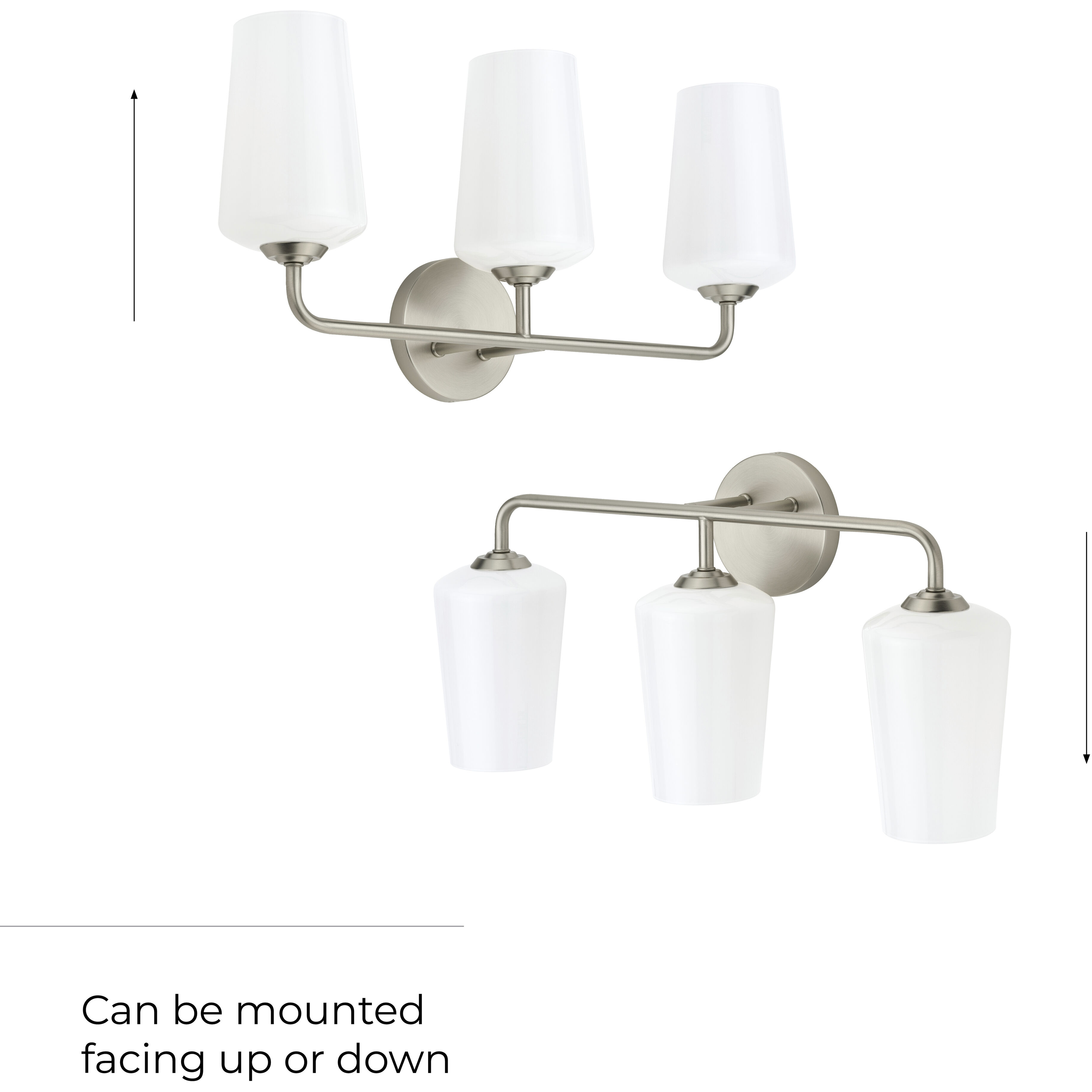 Celino 3 Light 23.25 inch Brushed Nickel Vanity Light Wall Light