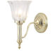 Carroll 1 Light 5.5 inch Polished Bronze Bath Light Wall Light