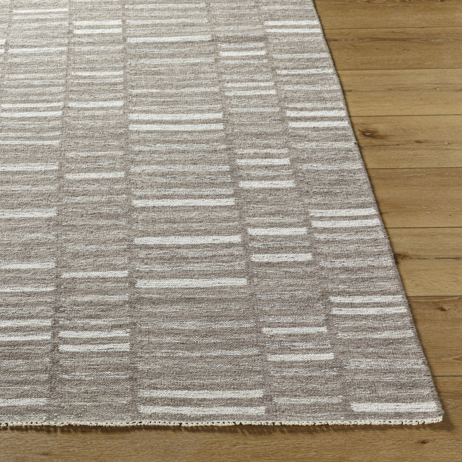 Marseille 108 X 72 inch Nickel/Sage Handmade Rug in 6 x 9