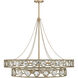Cologne 12 Light 38 inch Opulent Gold Pendant Ceiling Light