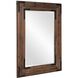 Caldwell 46 X 34 inch Wood and Iron Wall Mirror