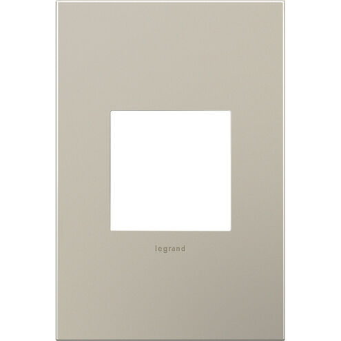 Adorne Satin Nickel Wall Plate, 1-Gang