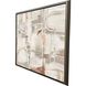 Paragon Gray and Beige and Rust and Neutral Canvas