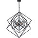 Kelly Wearstler Cubist 4 Light 32 inch Aged Iron Chandelier Ceiling Light, Medium