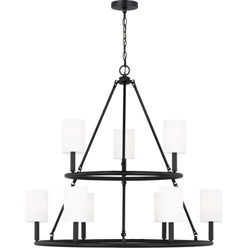 Drew & Jonathan Egmont 9 Light 36 inch Midnight Black Chandelier Ceiling Light