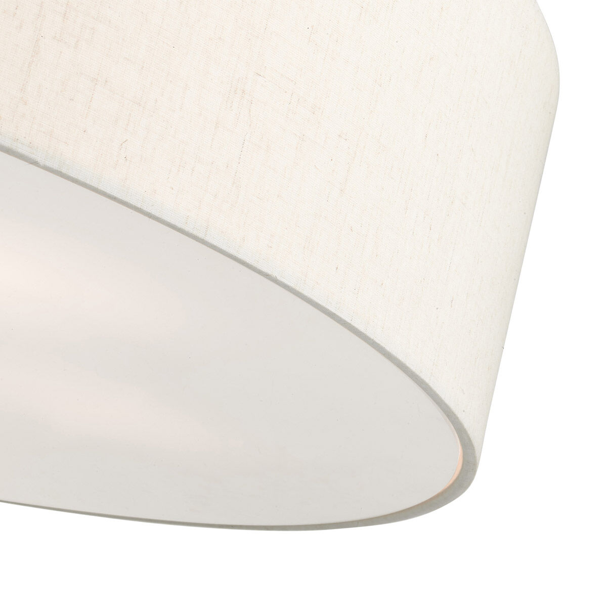 Meridian 6 Light 30 inch Brushed Nickel Semi Flush Ceiling Light