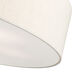 Meridian 6 Light 30 inch Brushed Nickel Semi Flush Ceiling Light